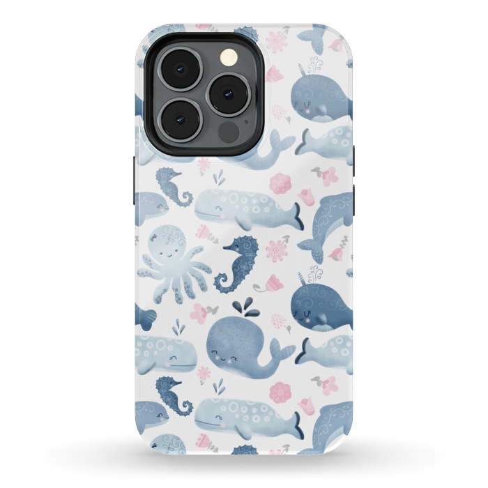 iPhone 13 pro StrongFit Ocean Friends by Noonday Design