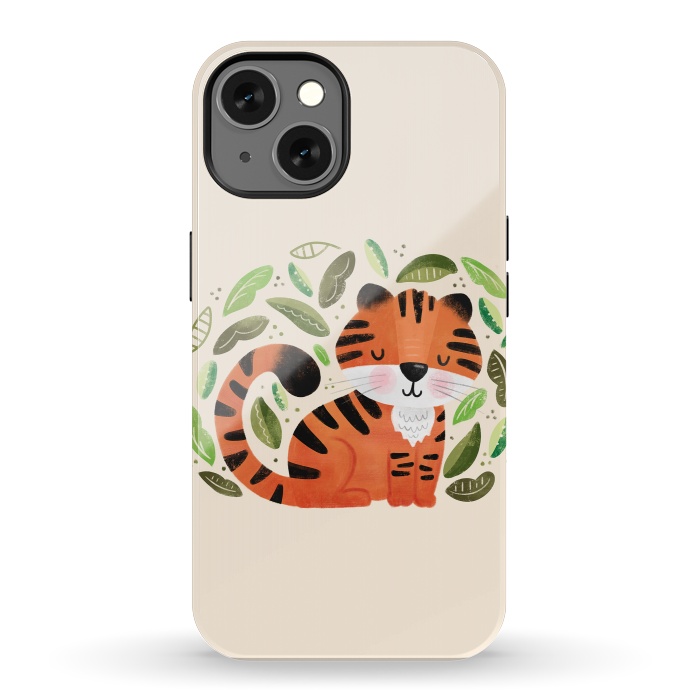 iPhone 13 StrongFit Tiger Cutie by Noonday Design