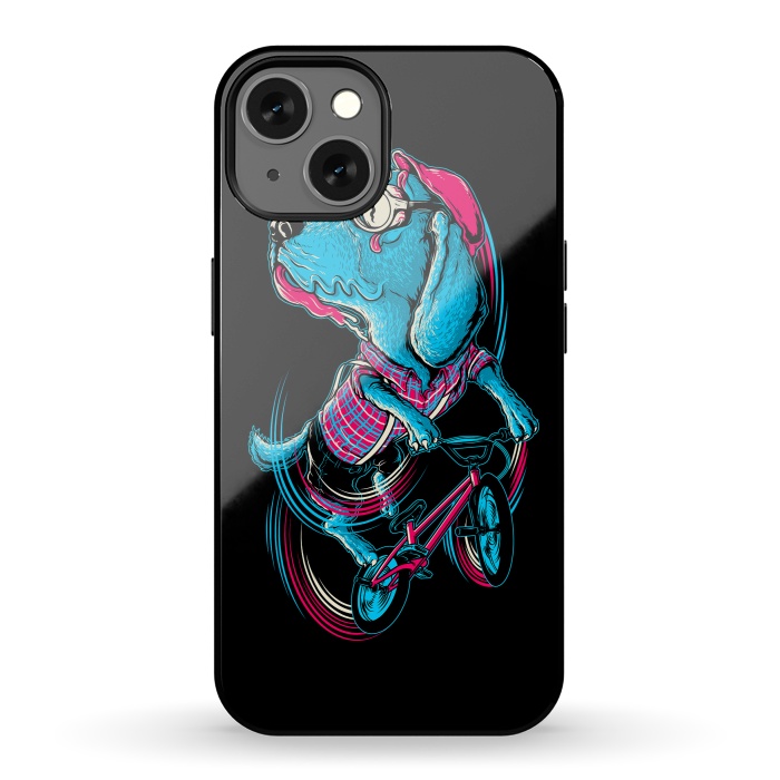 iPhone 13 StrongFit Dog Biker by Afif Quilimo