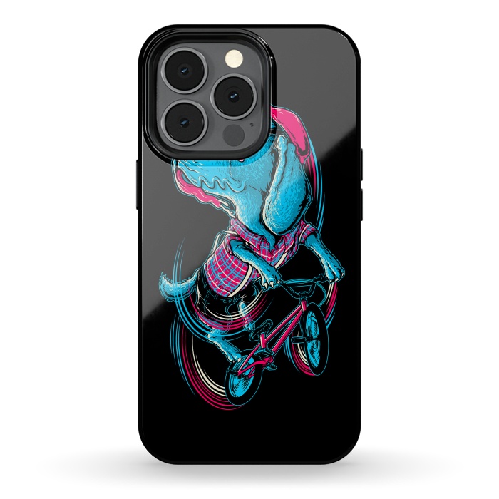 iPhone 13 pro StrongFit Dog Biker by Afif Quilimo