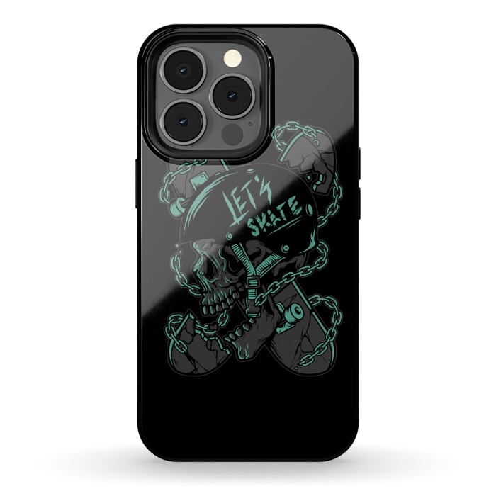 iPhone 13 pro StrongFit Skullboarder by Afif Quilimo