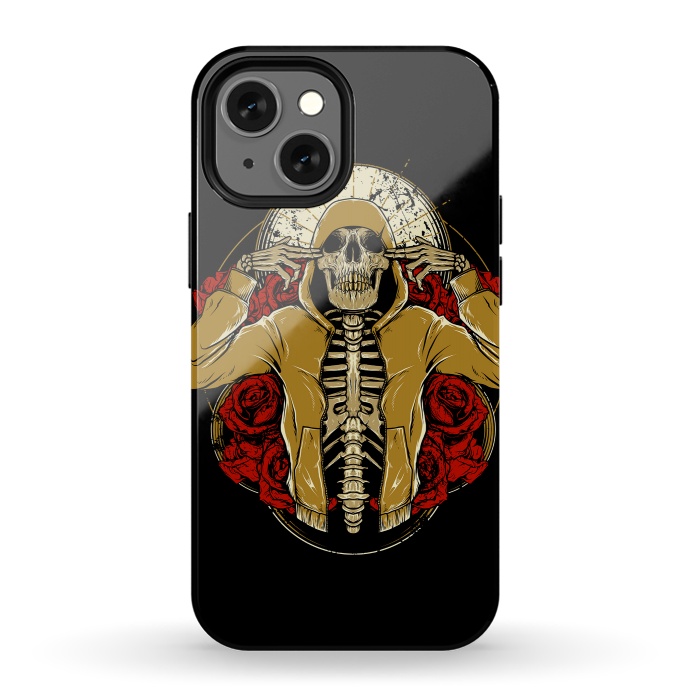 iPhone 13 mini StrongFit Hip Hop and Roses by Afif Quilimo