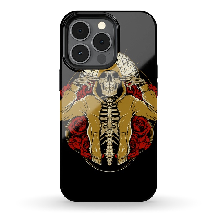 iPhone 13 pro StrongFit Hip Hop and Roses by Afif Quilimo