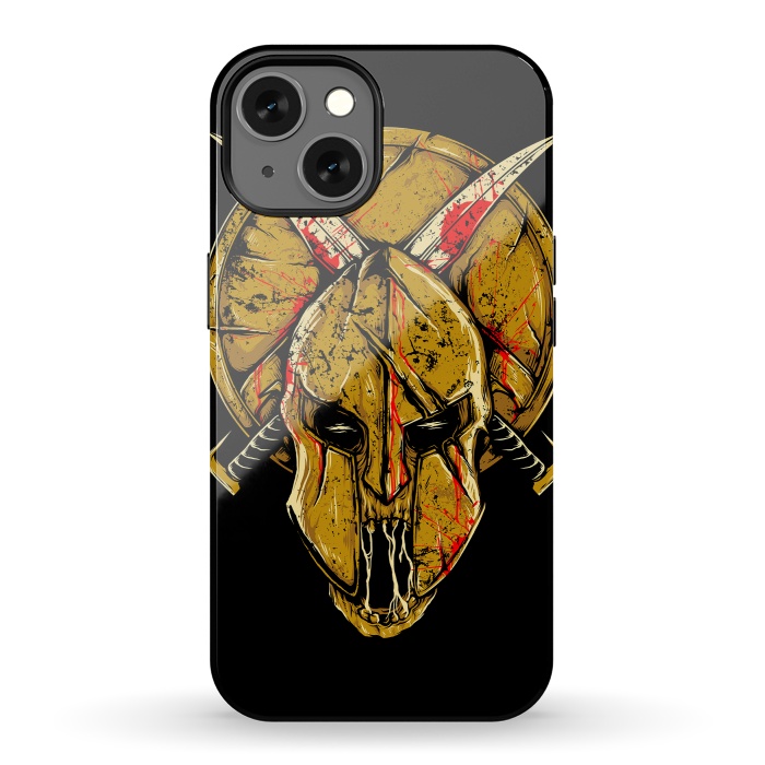 iPhone 13 StrongFit Skull Sparta by Afif Quilimo