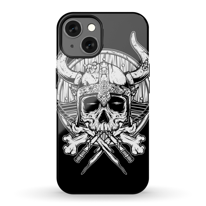 iPhone 13 StrongFit Skull Viking by Afif Quilimo
