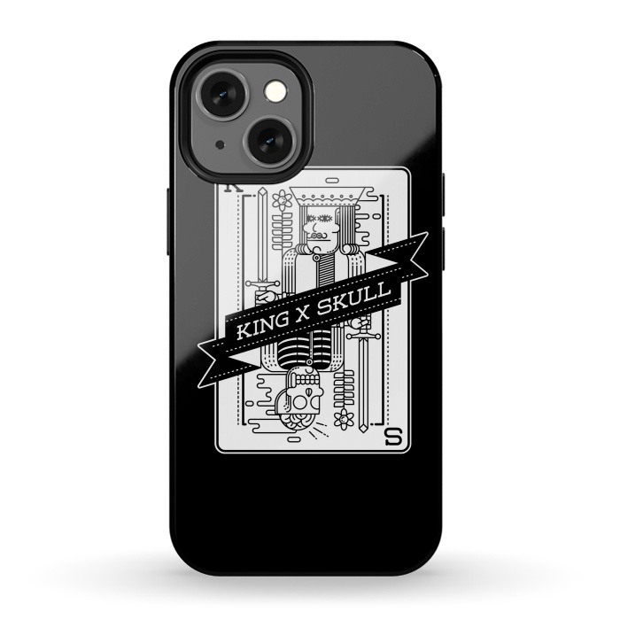 iPhone 13 mini StrongFit King & Skull by Afif Quilimo