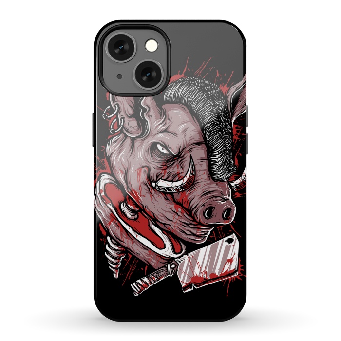 iPhone 13 StrongFit Pig Saw by Afif Quilimo