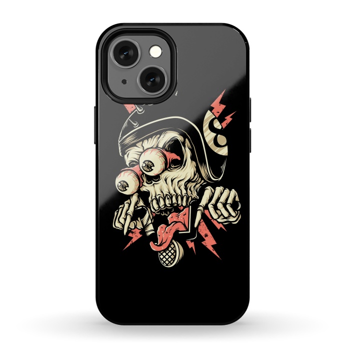 iPhone 13 mini StrongFit Freaky Biker by Afif Quilimo