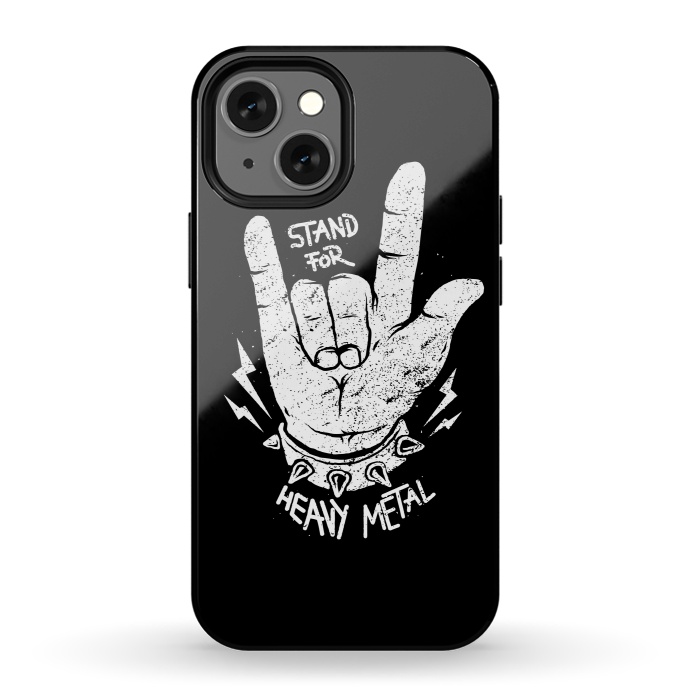 iPhone 13 mini StrongFit Stand for Heavy Metal by Afif Quilimo