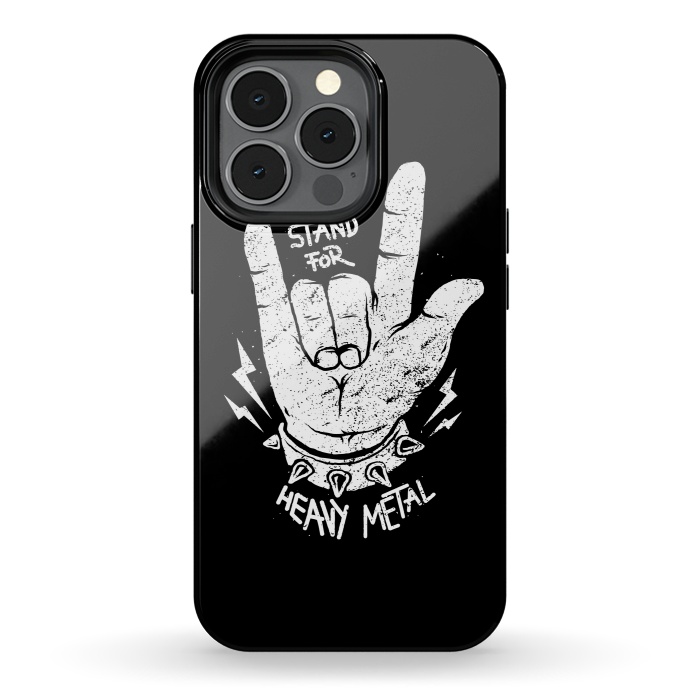 iPhone 13 pro StrongFit Stand for Heavy Metal by Afif Quilimo
