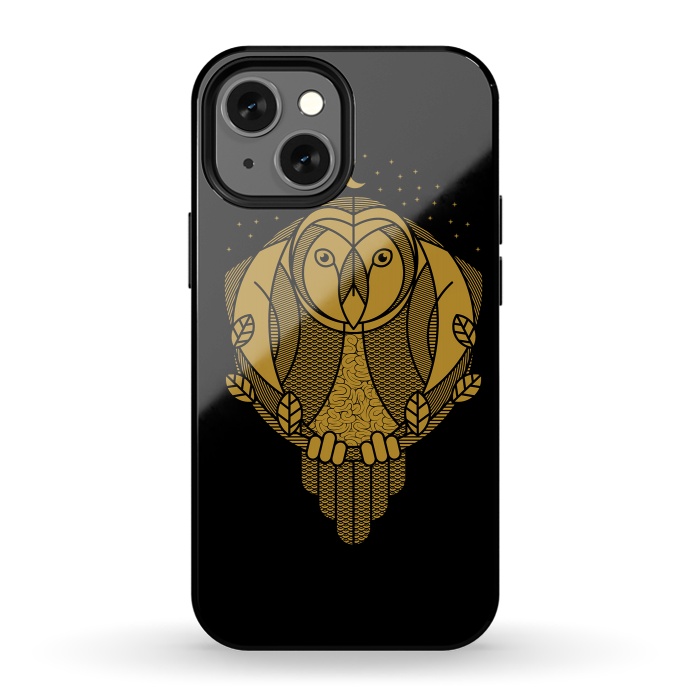 iPhone 13 mini StrongFit Owl Night by Afif Quilimo