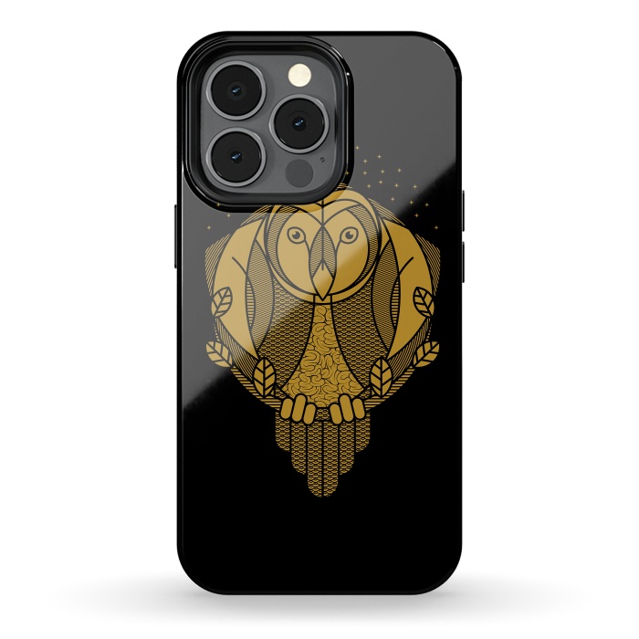 iPhone 13 pro StrongFit Owl Night by Afif Quilimo