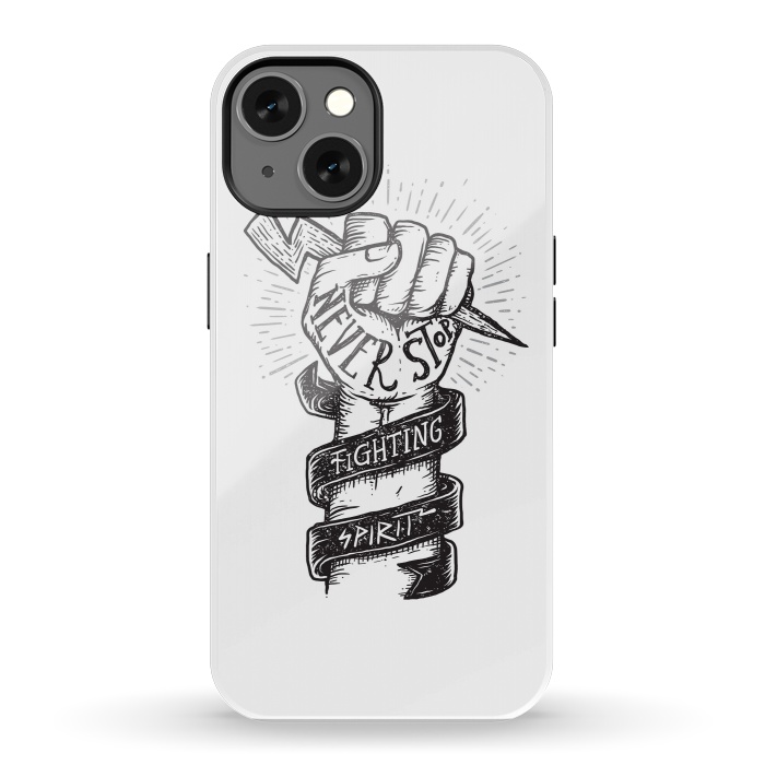 iPhone 13 StrongFit Never Stop Fighting Spirit by Afif Quilimo