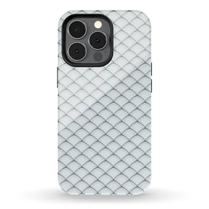 iPhone 13 pro StrongFit Fish Scale Pattern by Art Design Works