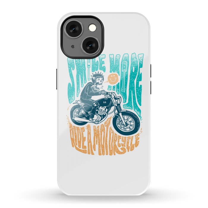 iPhone 13 StrongFit Smile more, Ride a motorcycle by Afif Quilimo
