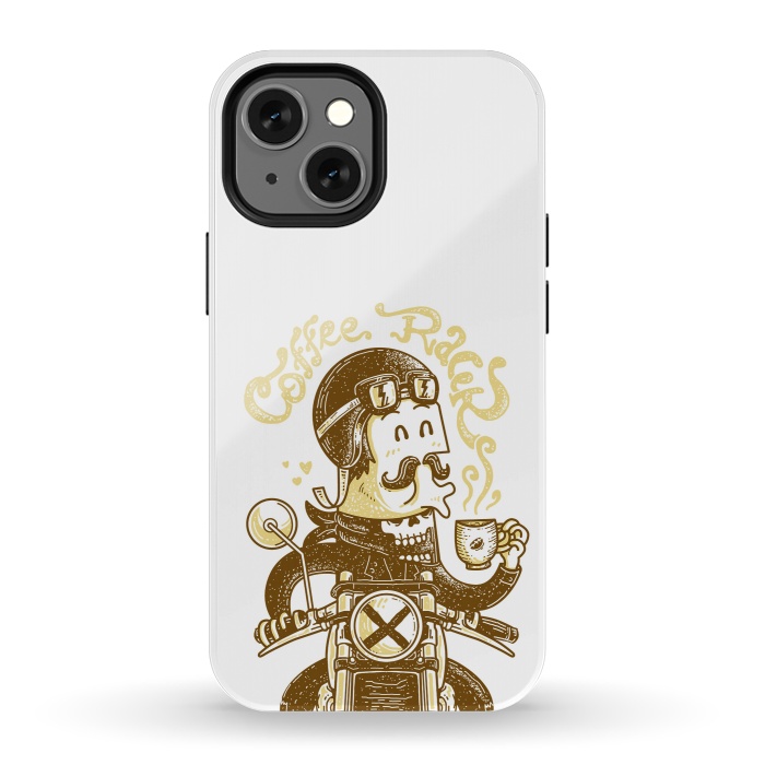 iPhone 13 mini StrongFit Coffee Racer by Afif Quilimo