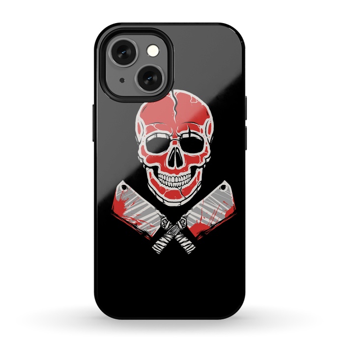 iPhone 13 mini StrongFit Skull Meat by Afif Quilimo