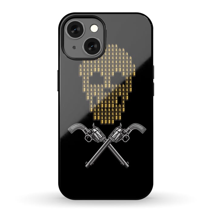iPhone 13 StrongFit Skull Bullets by Afif Quilimo