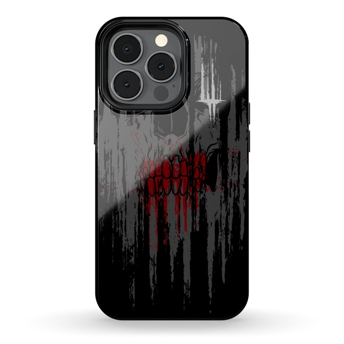 iPhone 13 pro StrongFit Skull Rust by Afif Quilimo