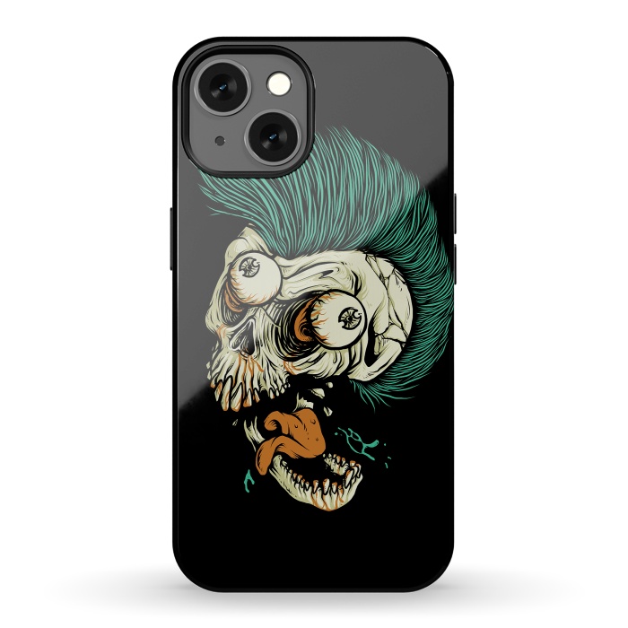iPhone 13 StrongFit Skull Punk Style by Afif Quilimo