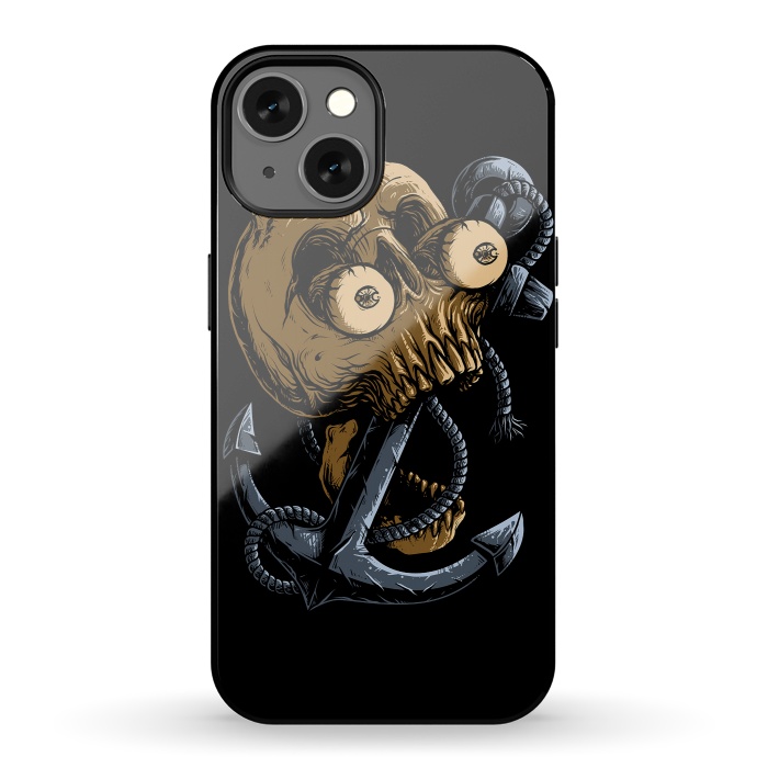 iPhone 13 StrongFit Skull Anchor by Afif Quilimo
