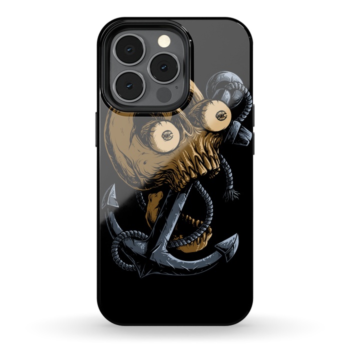 iPhone 13 pro StrongFit Skull Anchor by Afif Quilimo