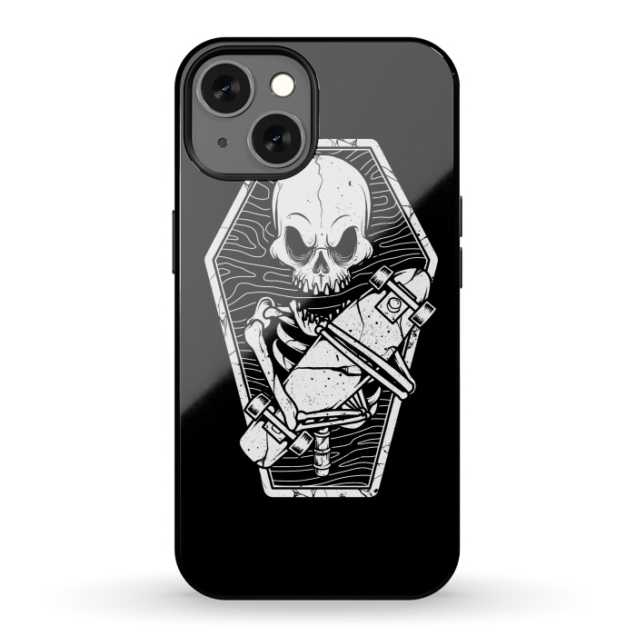 iPhone 13 StrongFit Skull Until the End by Afif Quilimo