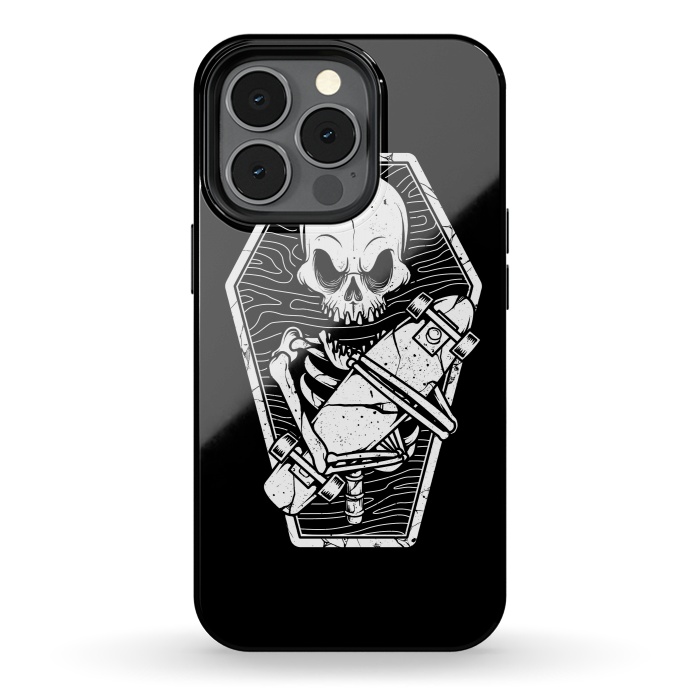 iPhone 13 pro StrongFit Skull Until the End by Afif Quilimo