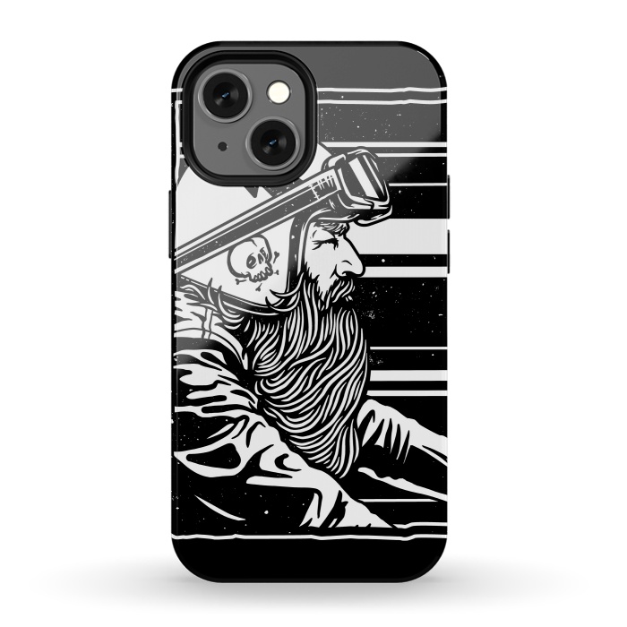 iPhone 13 mini StrongFit Beard and Ride by Afif Quilimo