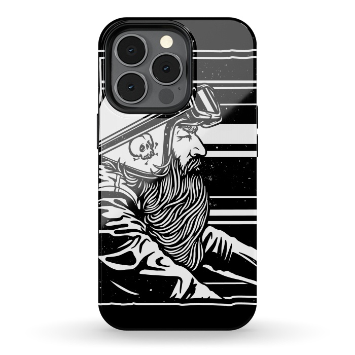 iPhone 13 pro StrongFit Beard and Ride by Afif Quilimo