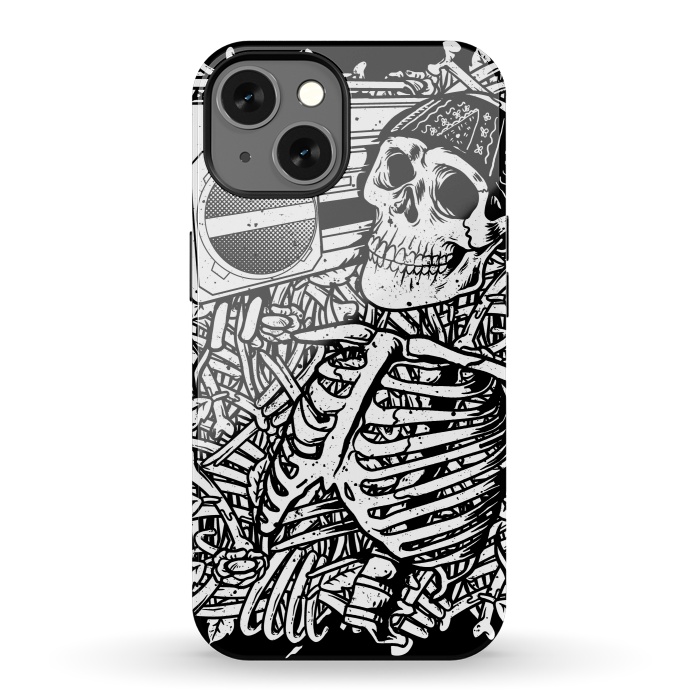 iPhone 13 StrongFit Skull Boombox by Afif Quilimo