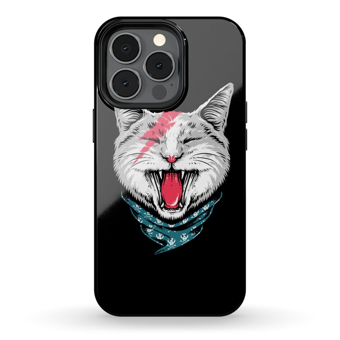 iPhone 13 pro StrongFit Cat Rock by Afif Quilimo