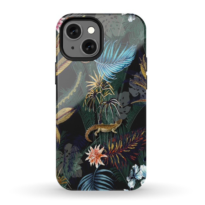 iPhone 13 mini StrongFit botanical and animal by ynsalkn design studio
