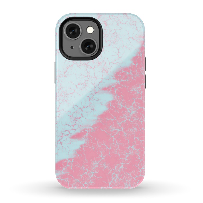 iPhone 13 mini StrongFit Light blue and pink by Jms