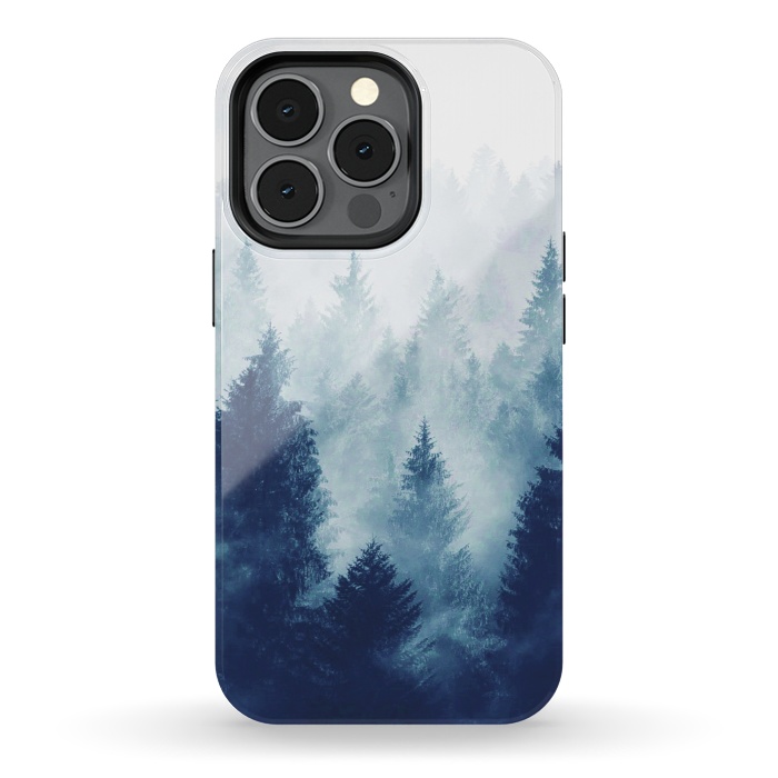 iPhone 13 pro StrongFit Foggy Woods I by ''CVogiatzi.