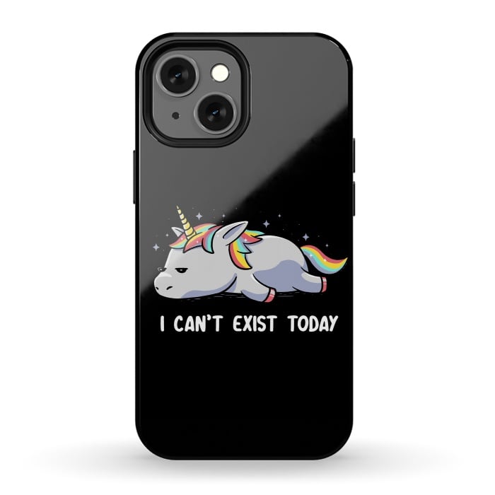 iPhone 13 mini StrongFit I Can't Exist Today by eduely