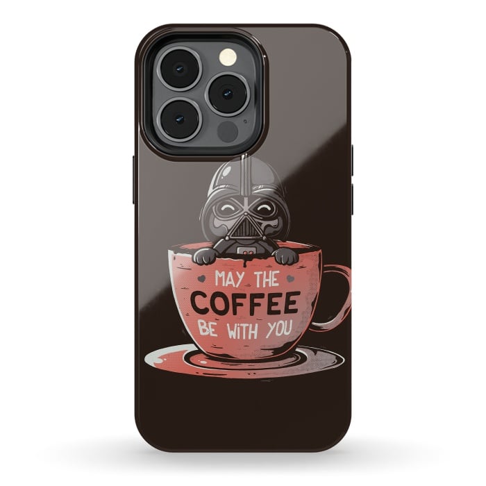 iPhone 13 pro StrongFit May the Coffee Be With You by eduely