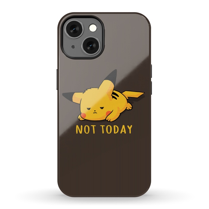 iPhone 13 StrongFit Pikachu Not Today by eduely
