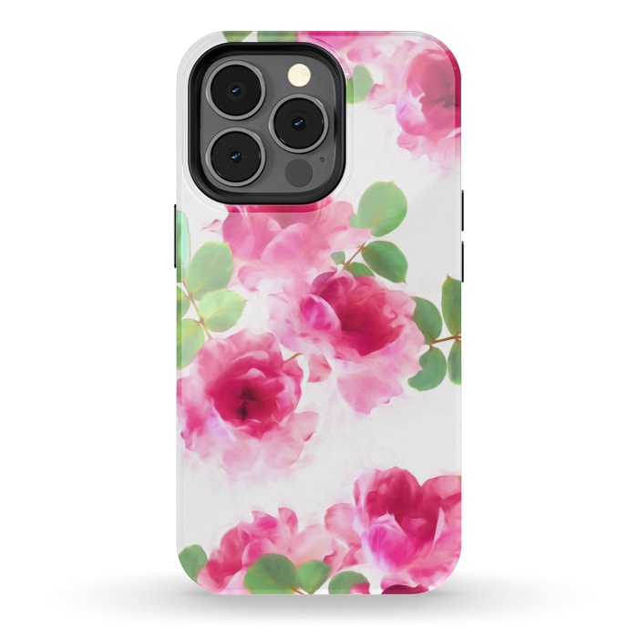 iPhone 13 pro StrongFit Candy Roses by Micklyn Le Feuvre