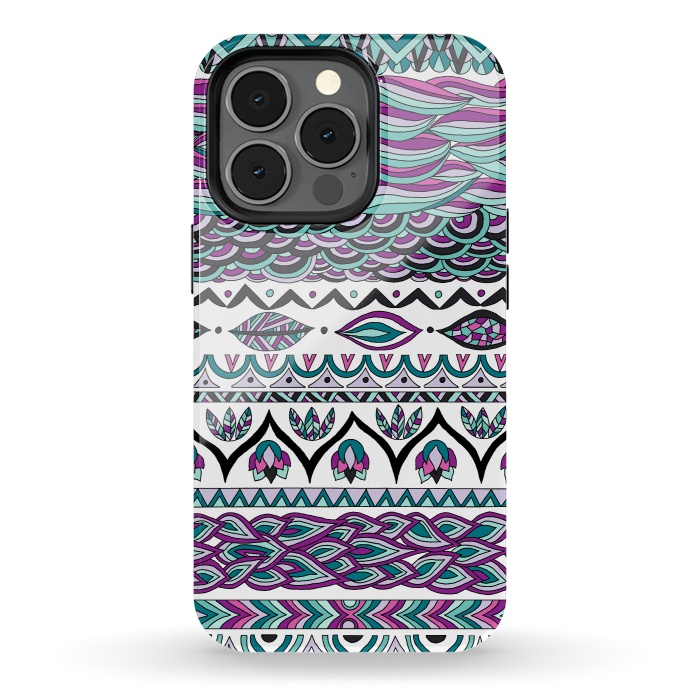 iPhone 13 pro StrongFit Beach Paradise by Pom Graphic Design