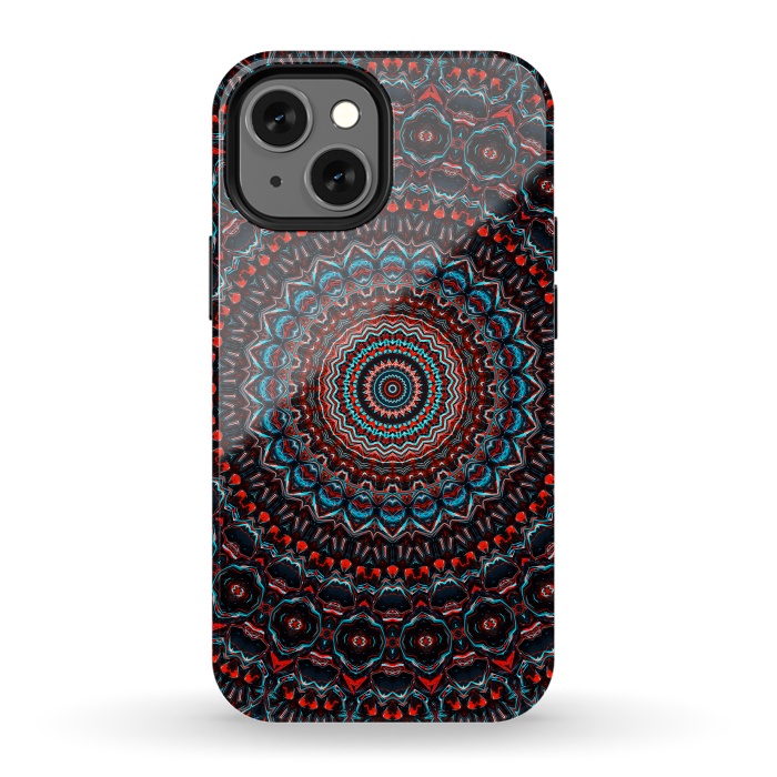 iPhone 13 mini StrongFit Abstract Mandala by Art Design Works