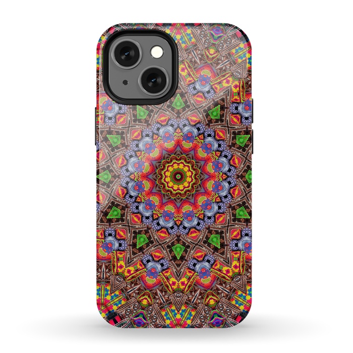 iPhone 13 mini StrongFit Cherga Mandala II by Art Design Works