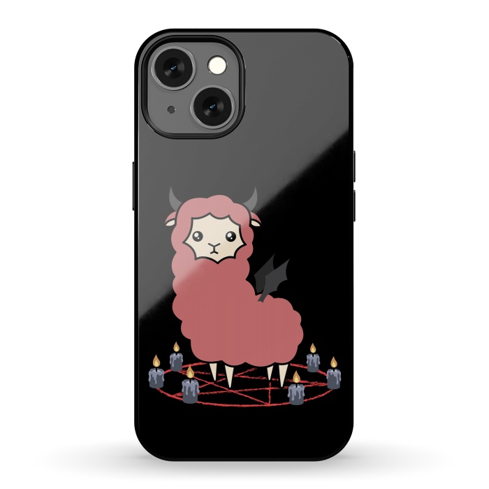 iPhone 13 StrongFit Llama demon by Laura Nagel