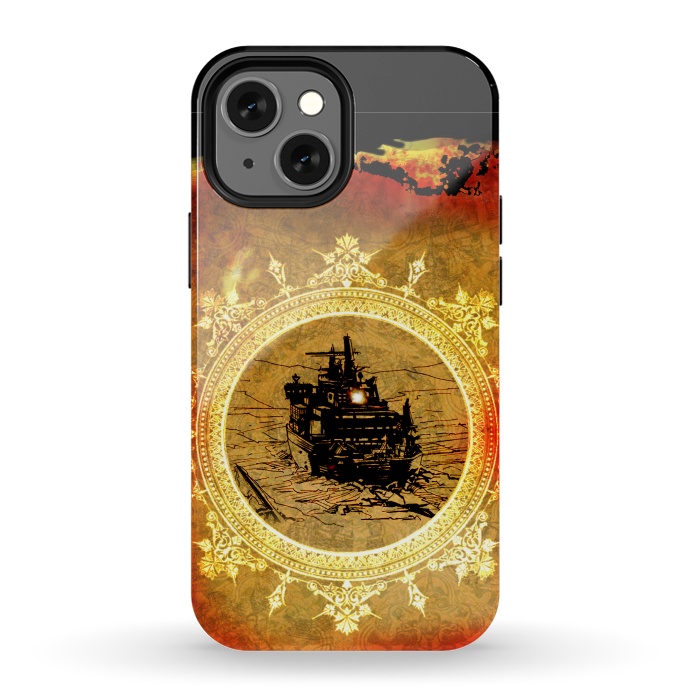 iPhone 13 mini StrongFit War on the World, IRON SHIP'S by Max LeTamis