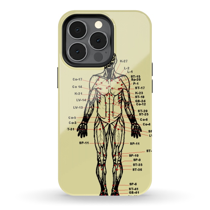 iPhone 13 pro StrongFit Acupuncture points I by Max LeTamis