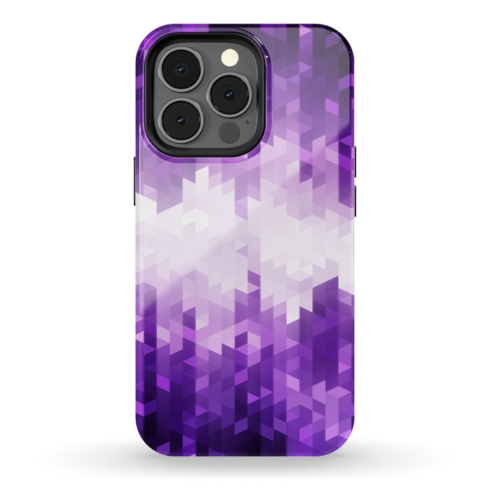 iPhone 13 pro StrongFit Ultra Violet Pattern I by Art Design Works