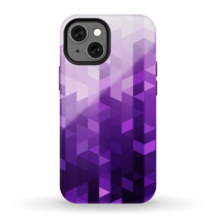 iPhone 13 mini StrongFit Ultra Violet Pattern II by Art Design Works