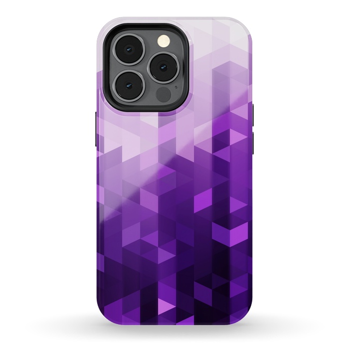 iPhone 13 pro StrongFit Ultra Violet Pattern II by Art Design Works
