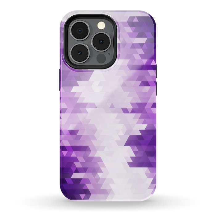 iPhone 13 pro StrongFit Ultra Violet Pattern III by Art Design Works