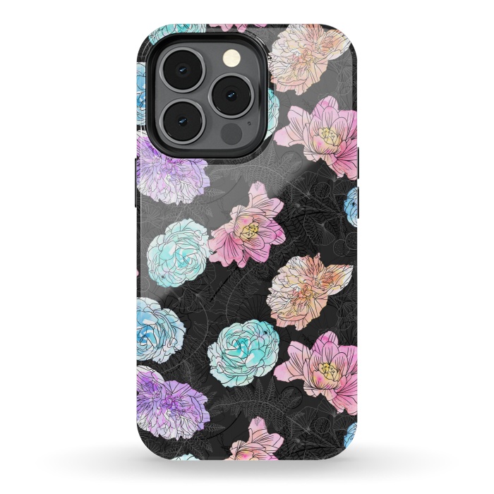 iPhone 13 pro StrongFit Color Pop Floral by Noonday Design
